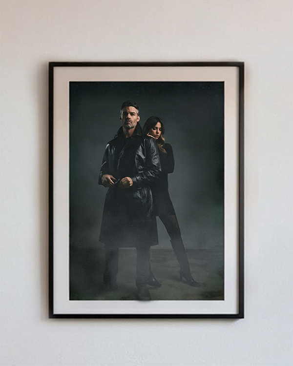 bound by shadows riley x daniel limited edition poster.