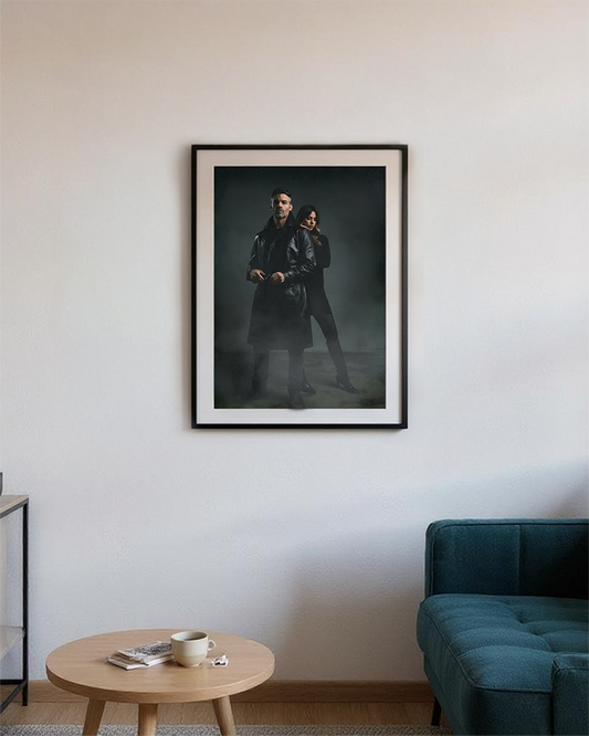 bound by shadows riley x daniel limited edition poster.