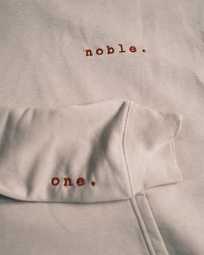 noble. one. hoodie.